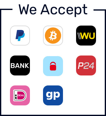 Accepted Payment Methods